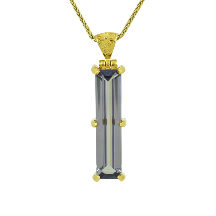 Alexandrite Effect Sapphire Pendant