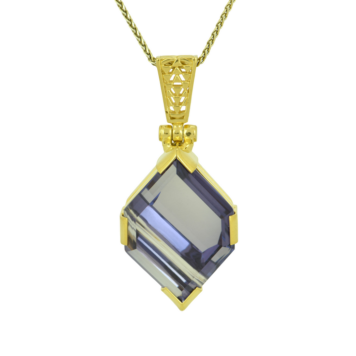 Alexandrite Effect Sapphire Pendant