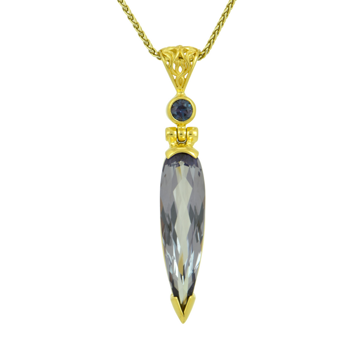Alexandrite Effect Sapphire Pendant