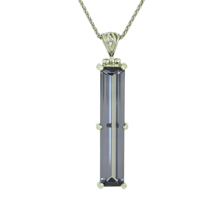 Alexandrite Effect Sapphire Pendant