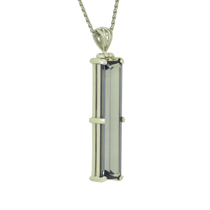 Alexandrite Effect Sapphire Pendant
