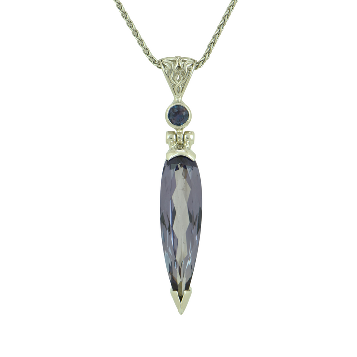 Alexandrite Effect Sapphire Pendant