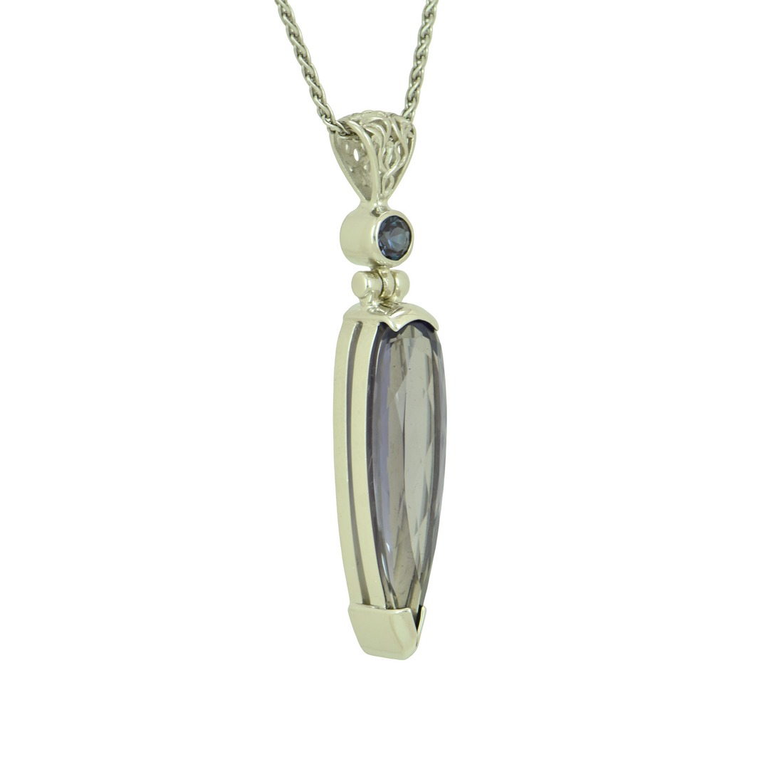 Alexandrite Effect Sapphire Pendant