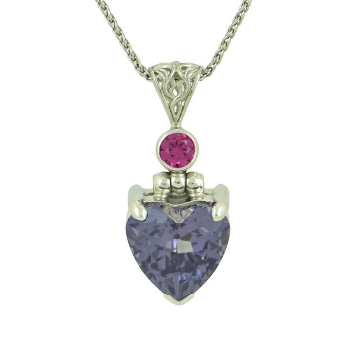 Alexandrite Effect Sapphire Pendant