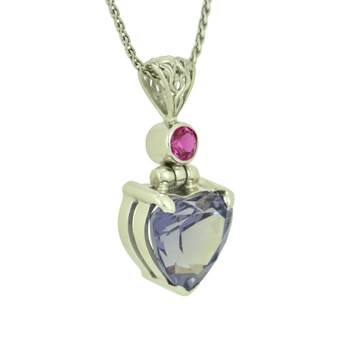 Alexandrite Effect Sapphire Pendant