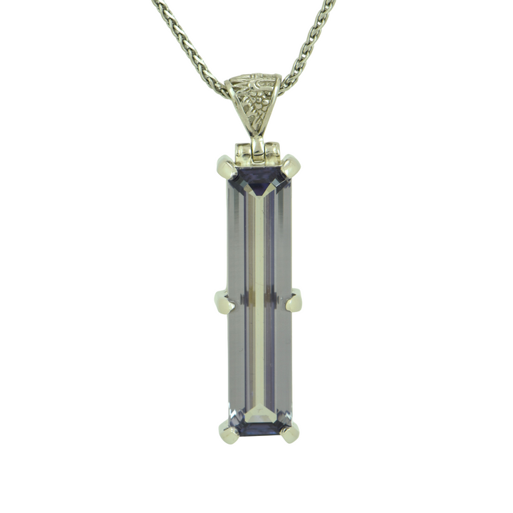 Alexandrite Effect Sapphire Pendant
