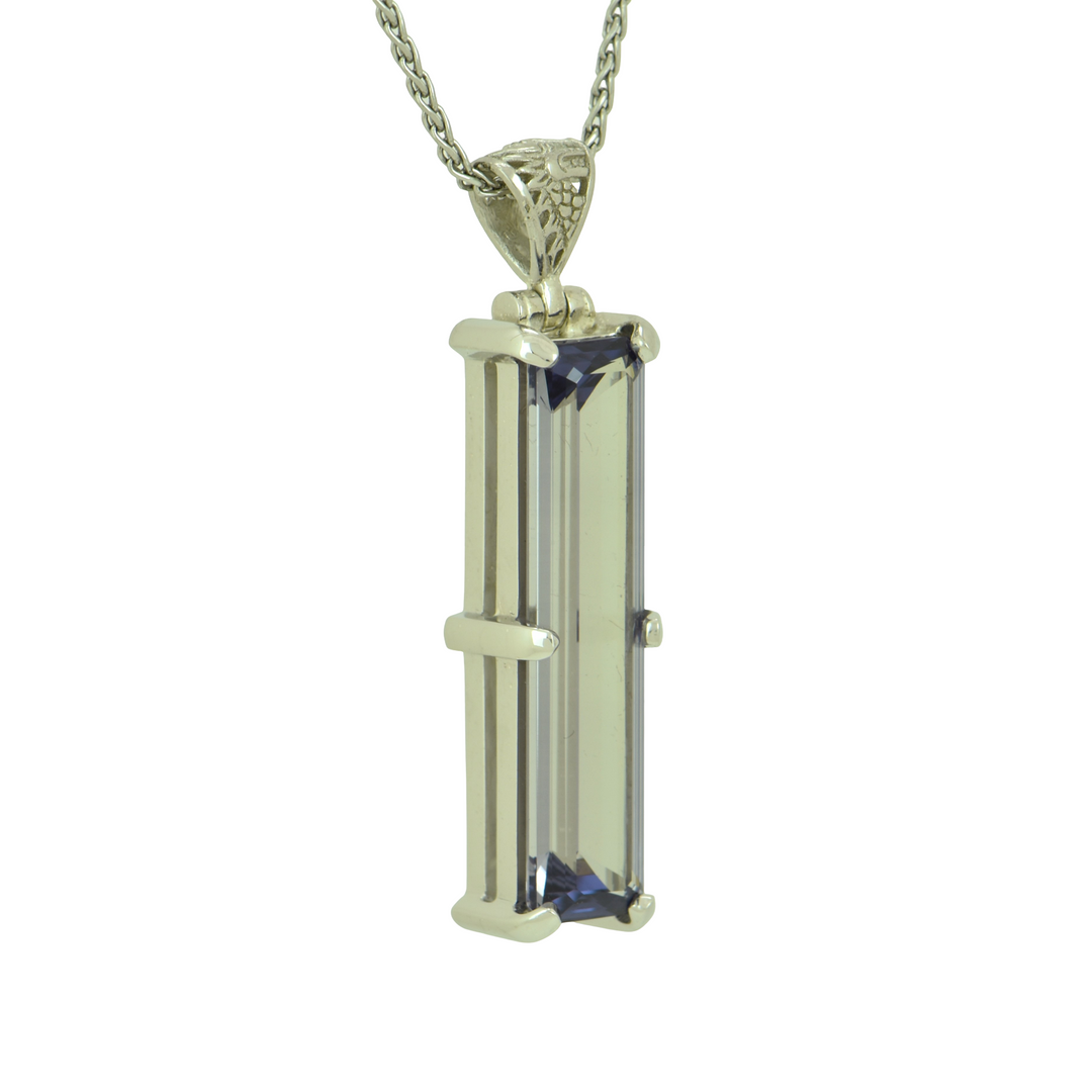 Alexandrite Effect Sapphire Pendant
