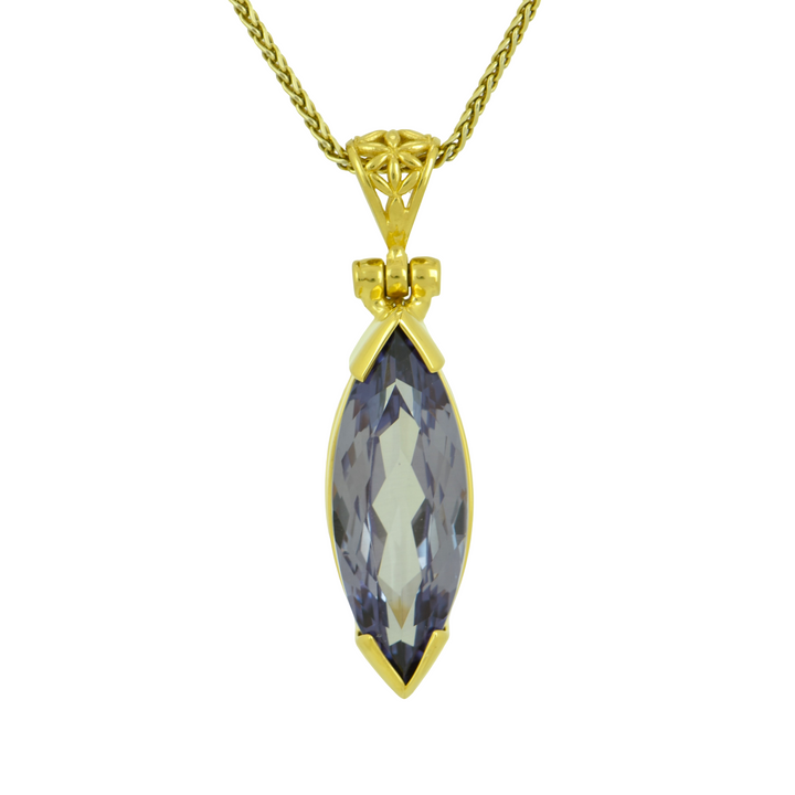 Alexandrite Effect Sapphire Pendant