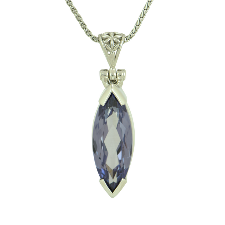 Alexandrite Effect Sapphire Pendant