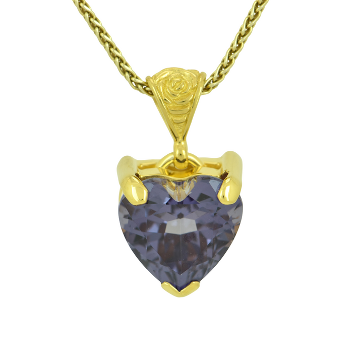 Alexandrite Effect Sapphire Pendant