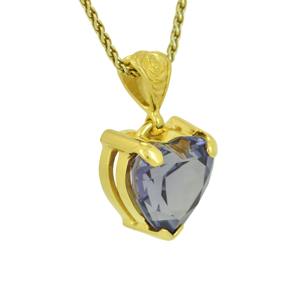 Alexandrite Effect Sapphire Pendant