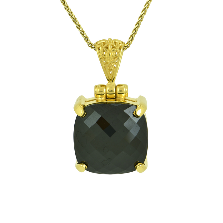 Black Spinel Pendant