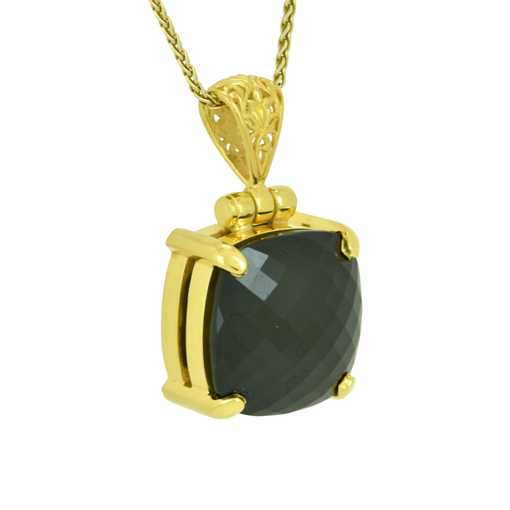 Black Spinel Pendant