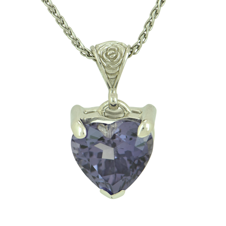 Alexandrite Effect Sapphire Pendant