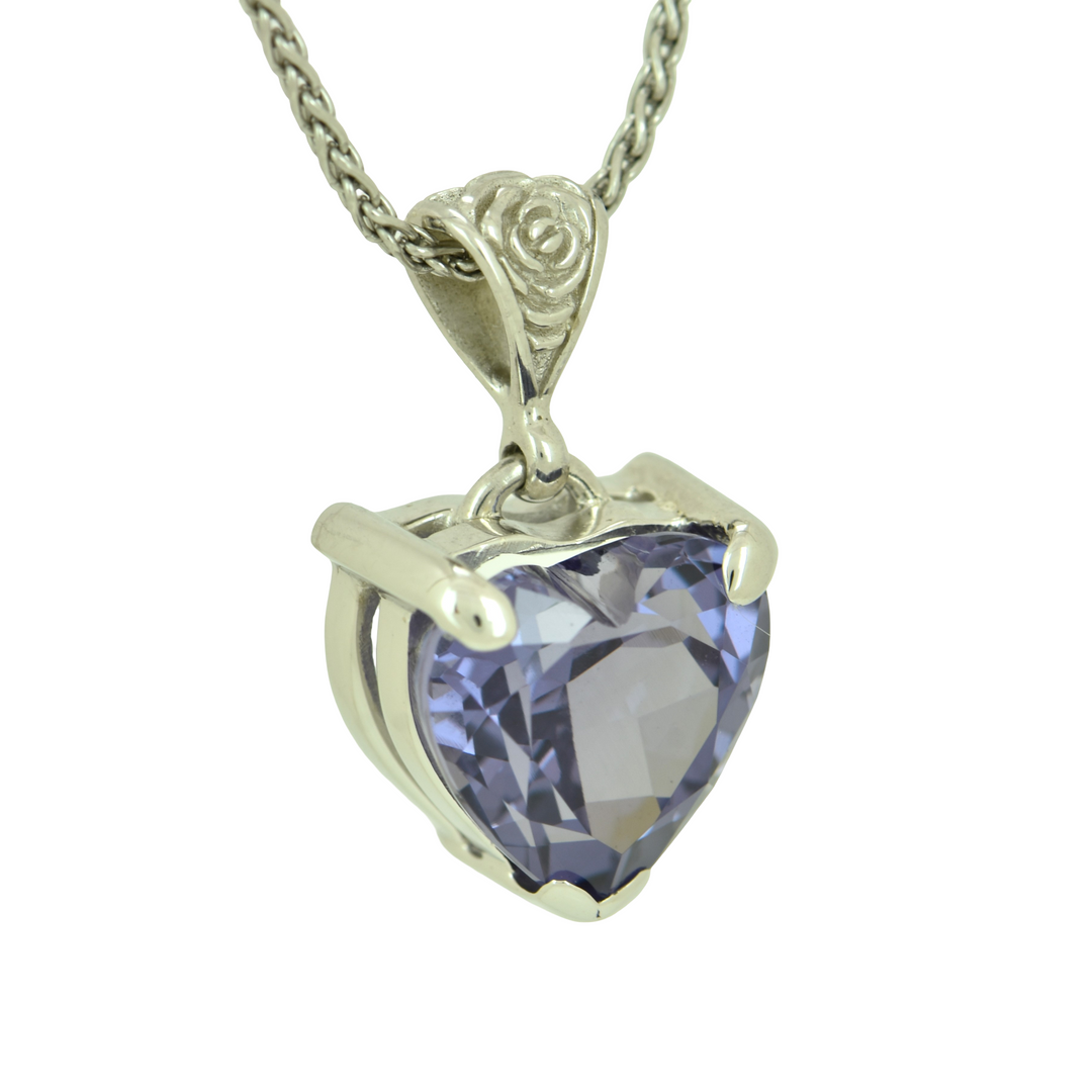 Alexandrite Effect Sapphire Pendant