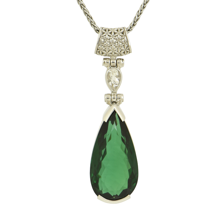 Green Hydro Quartz Pendant