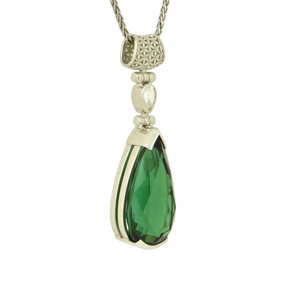 Green Hydro Quartz Pendant
