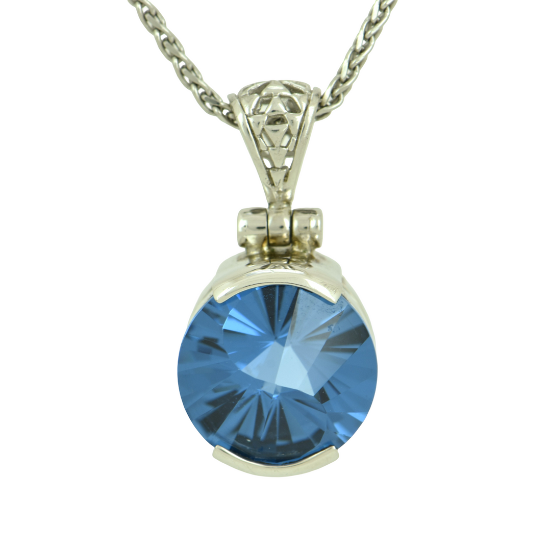 Blue Green Spinel Pendant