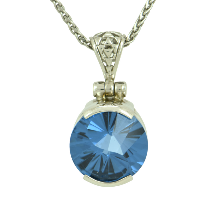 Blue Green Spinel Pendant