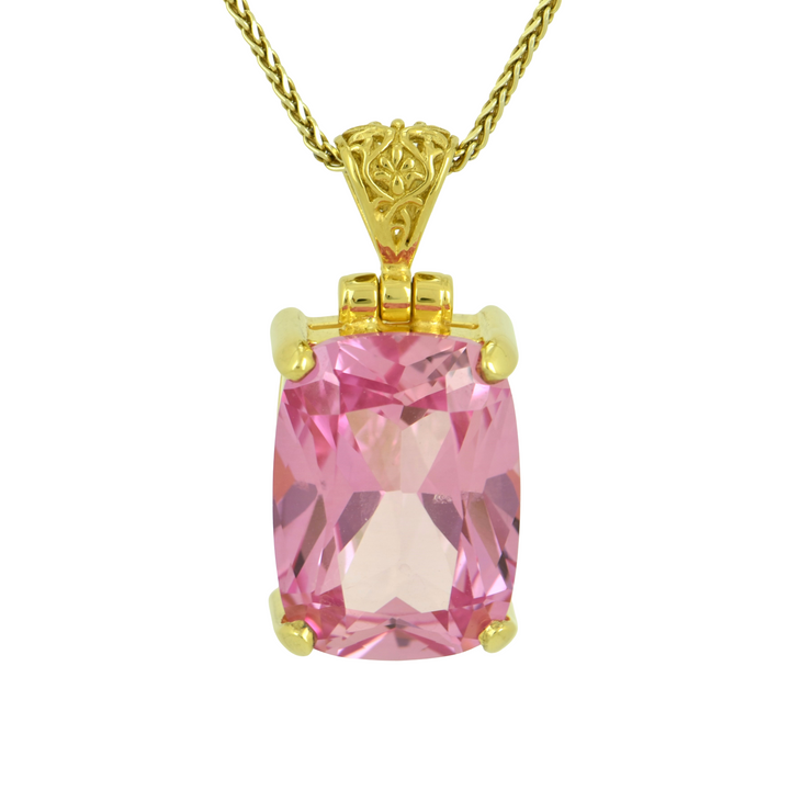 Imperial Pink Sapphire Pendant