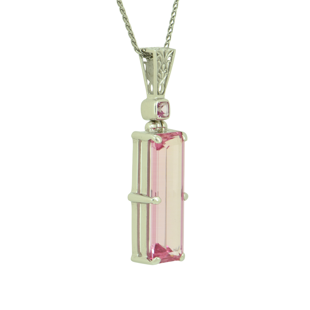 Imperial Pink Sapphire Pendant