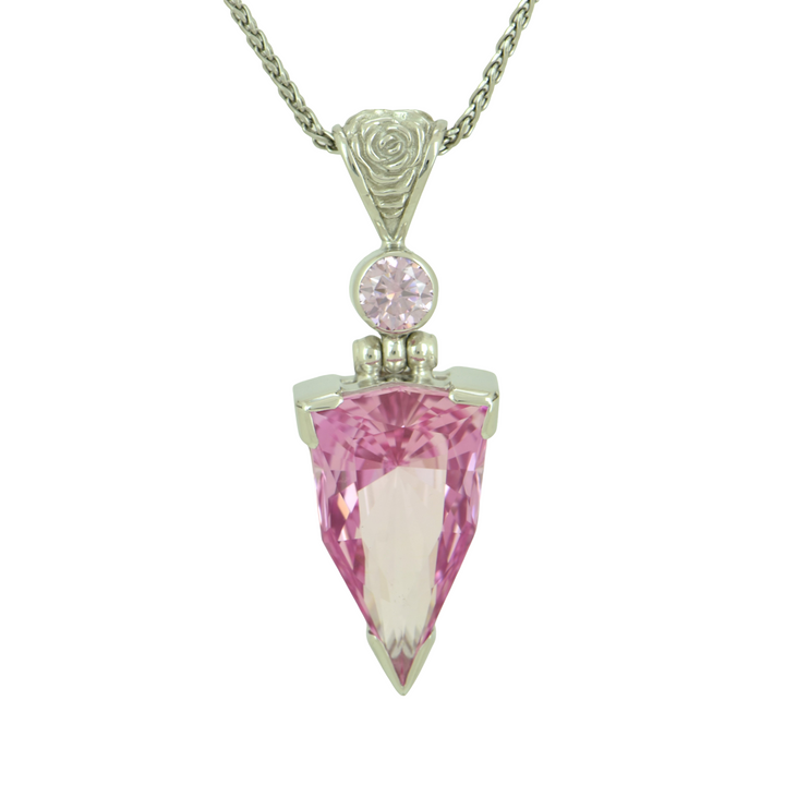 Imperial Pink Sapphire Pendant