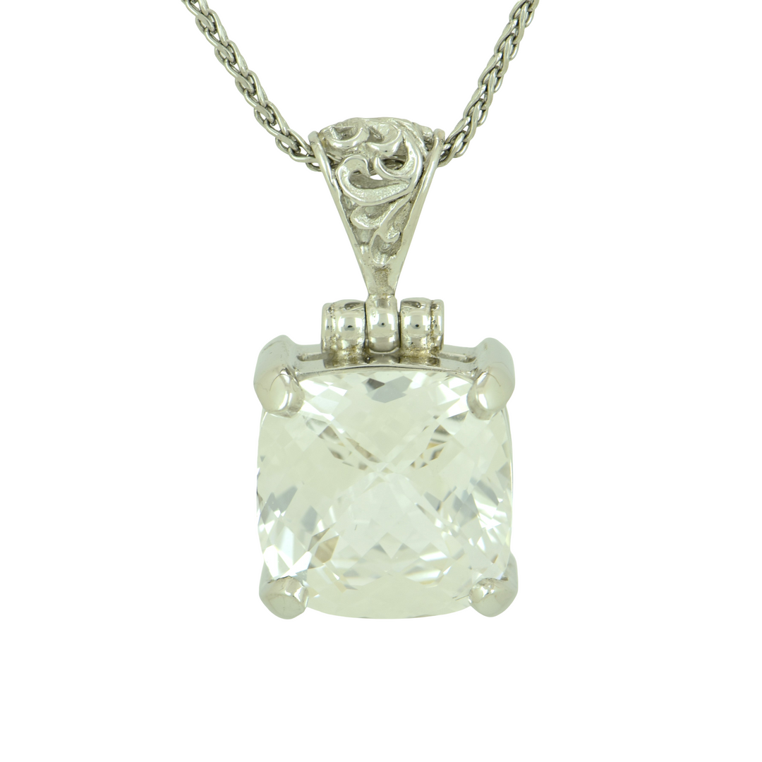 White Sapphire Pendant