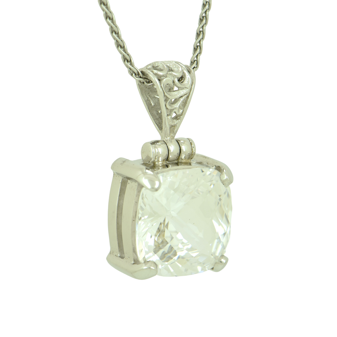 White Sapphire Pendant