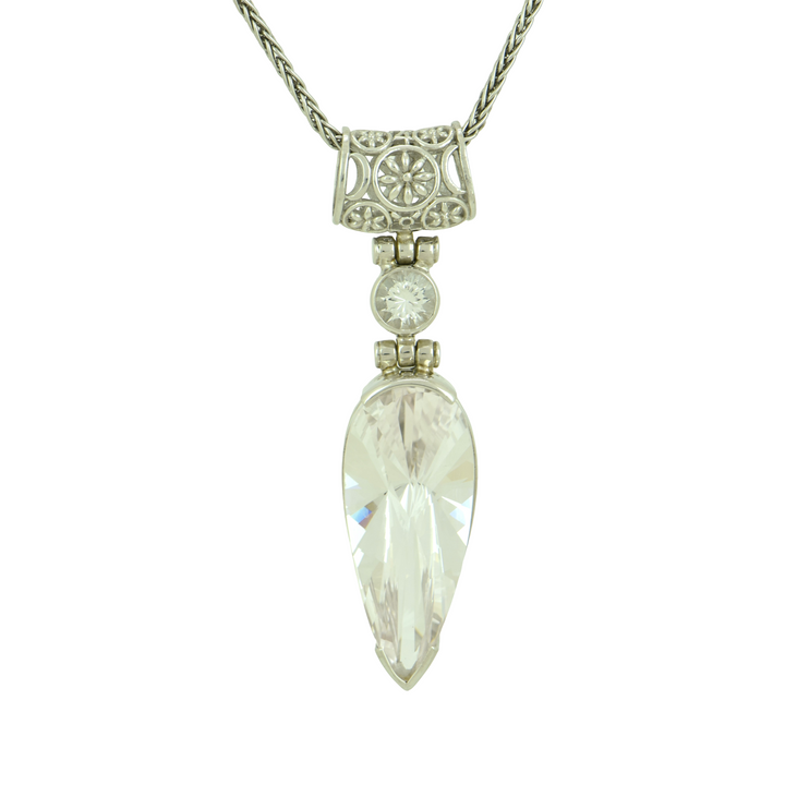 White Sapphire Pendant