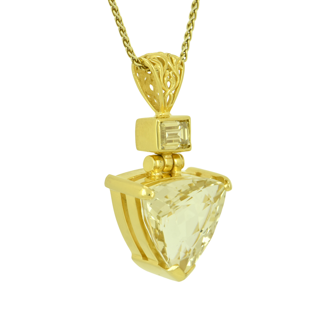 Golden Beryl Pendant