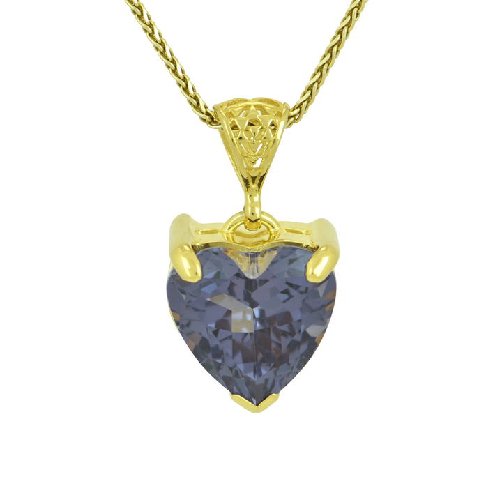 Alexandrite Effect Sapphire Pendant