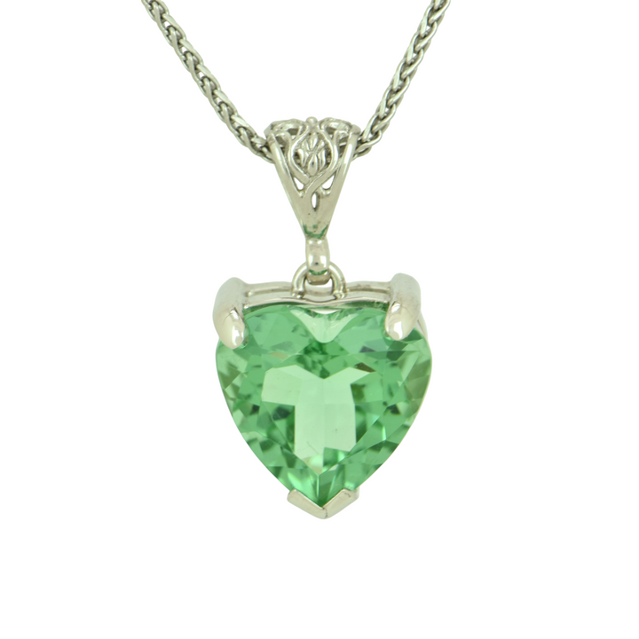 Mint Green Obsidian Pendant