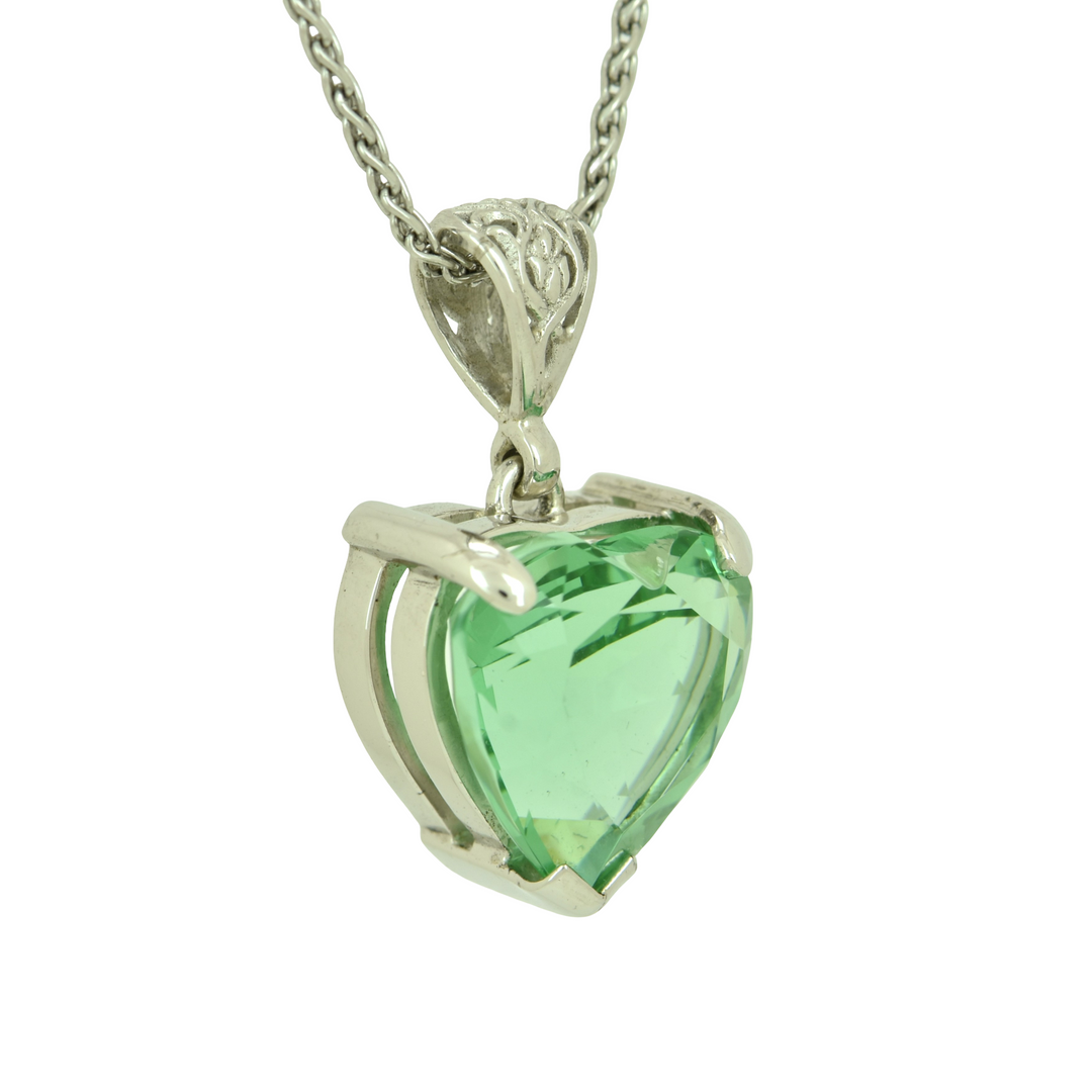 Mint Green Obsidian Pendant