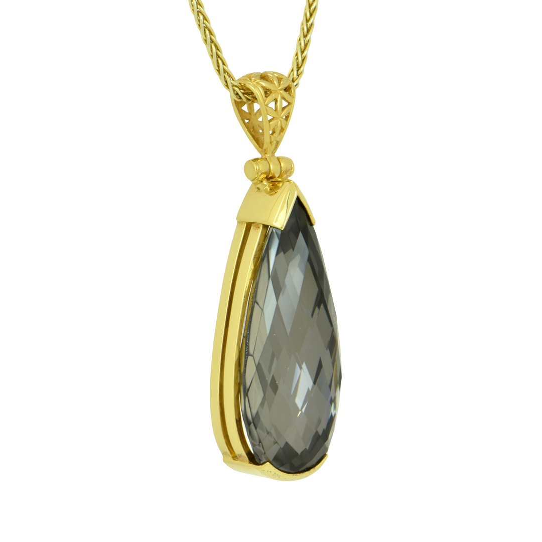 Midnight Mystic Quartz Pendant