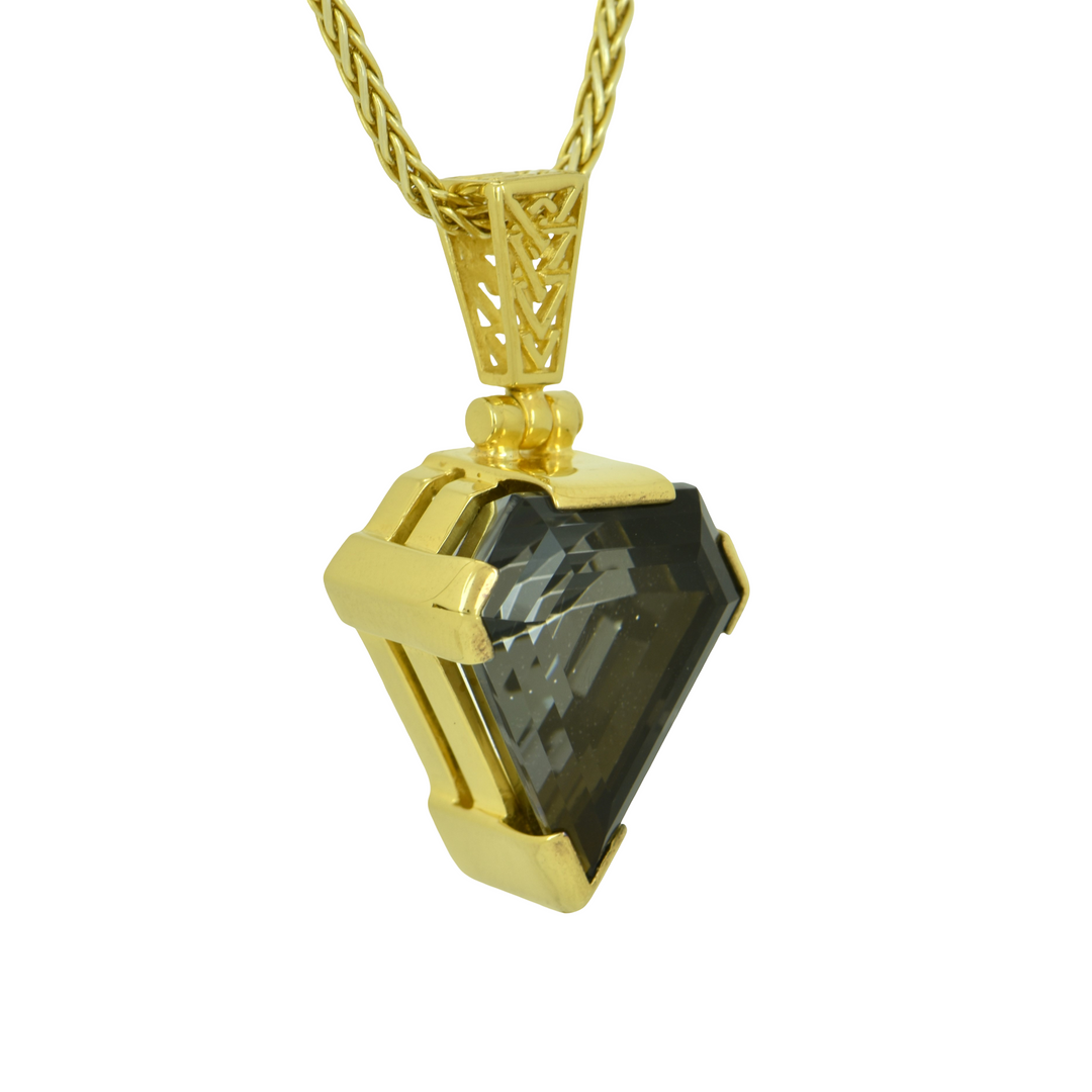 Midnight Mystic Quartz Pendant
