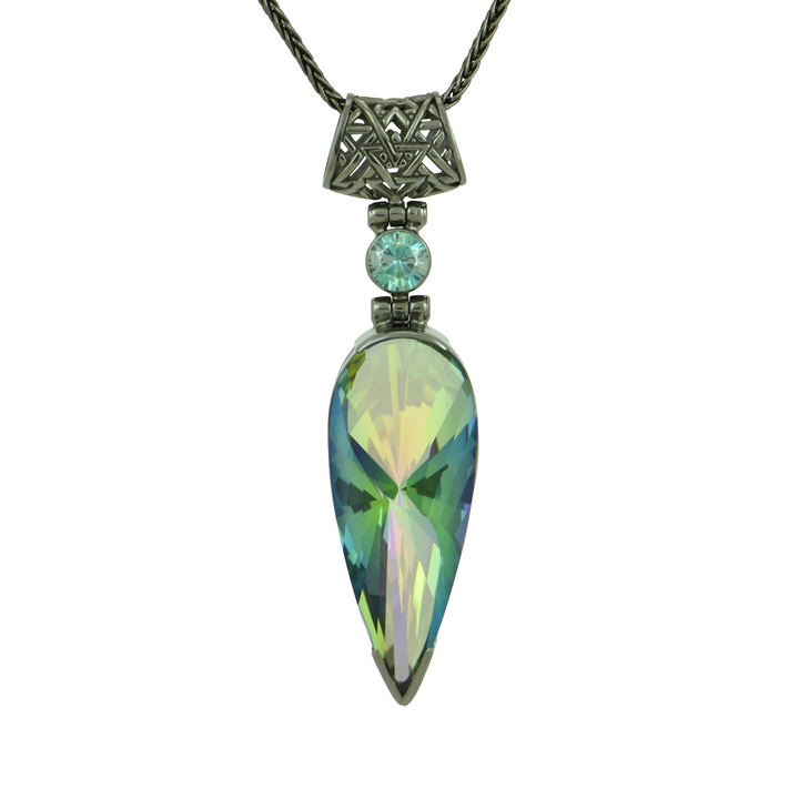 Luminous Heart Mystic Quartz Pendant