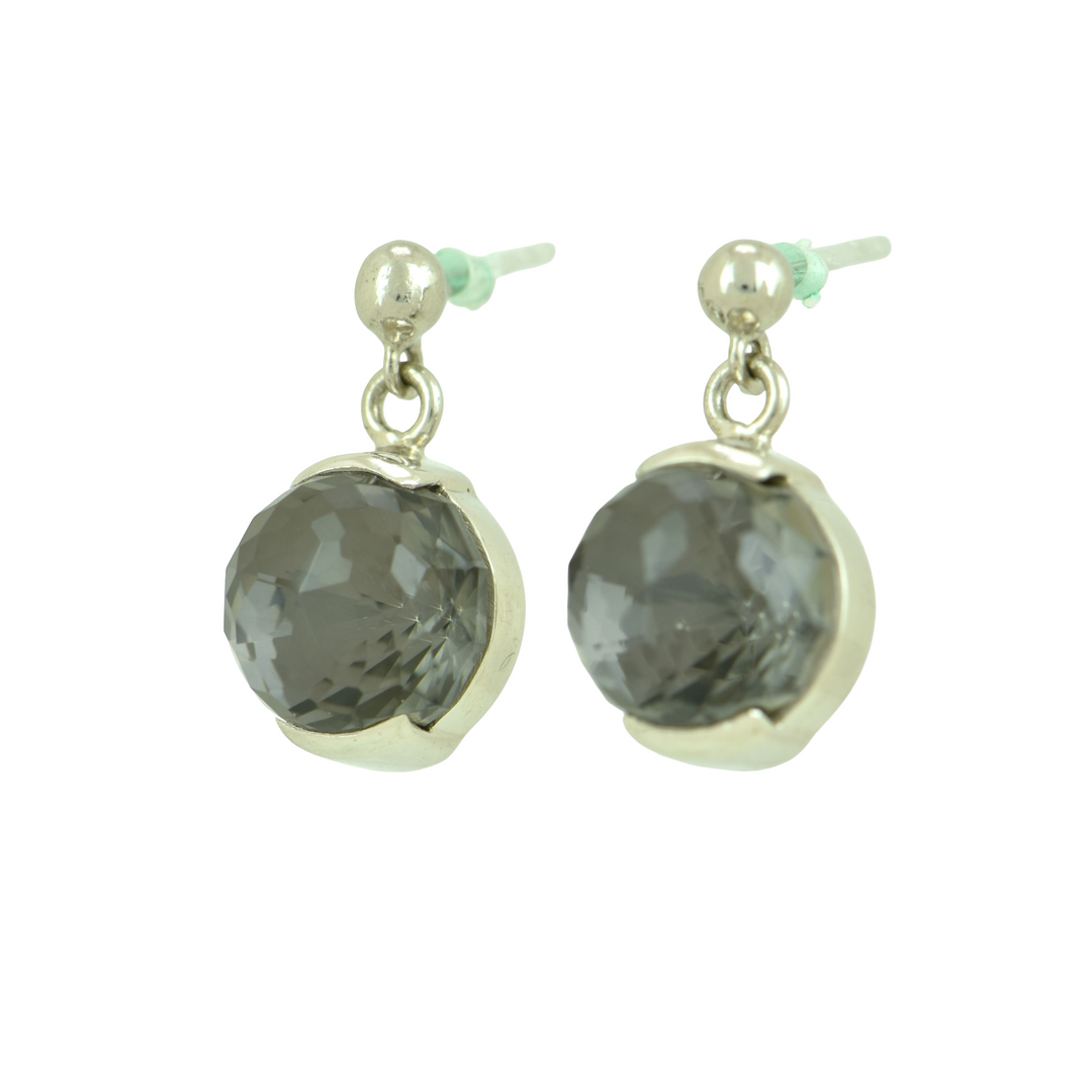 Midnight Mystic Quartz Earrings