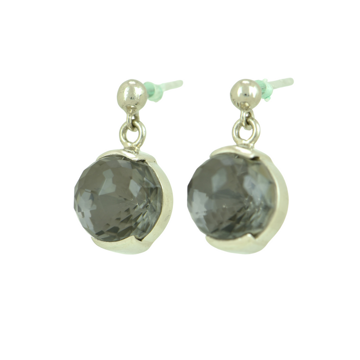 Midnight Mystic Quartz Earrings