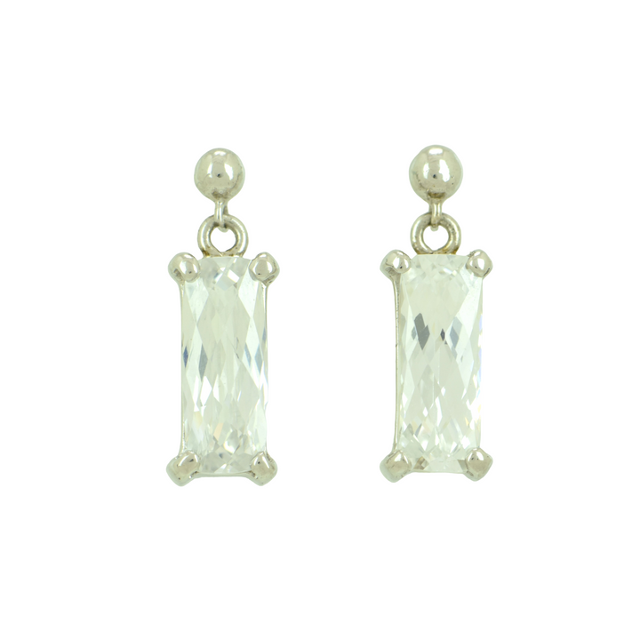Diamond Simulant Earrings