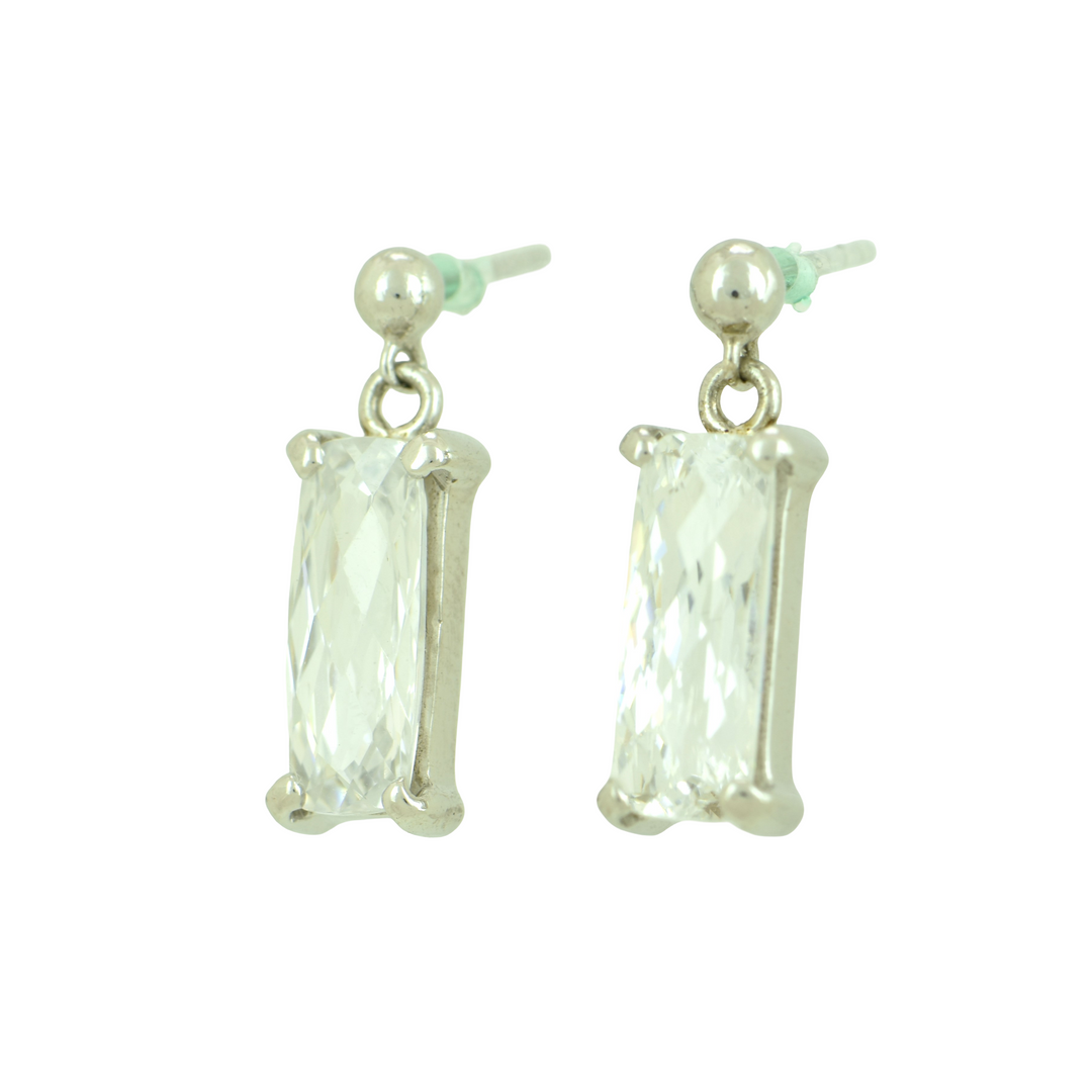 Diamond Simulant Earrings