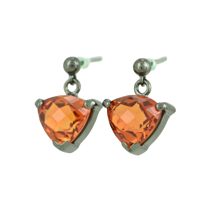 Padparadscha Sapphire Earrings