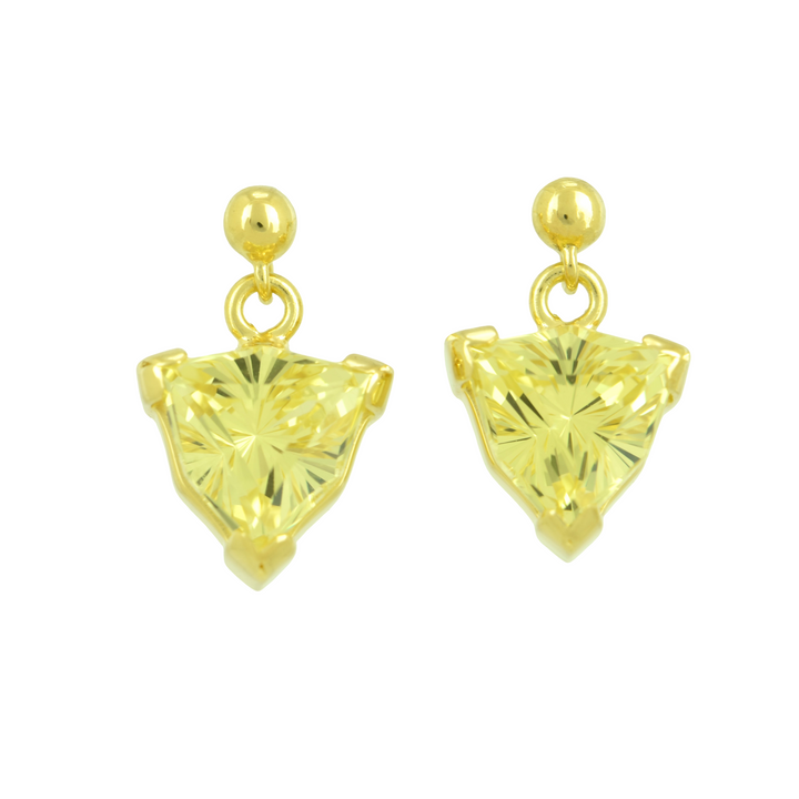 Yellow Sapphire Earrings