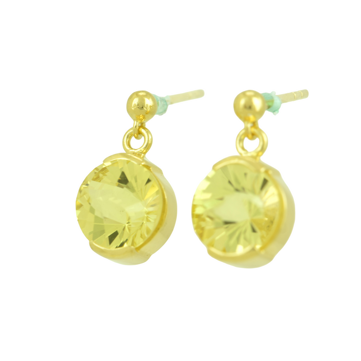 Yellow Sapphire Earrings