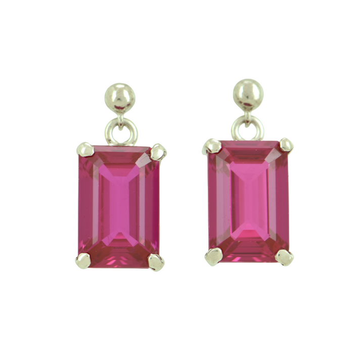 Parvati Pink Sapphire Earrings