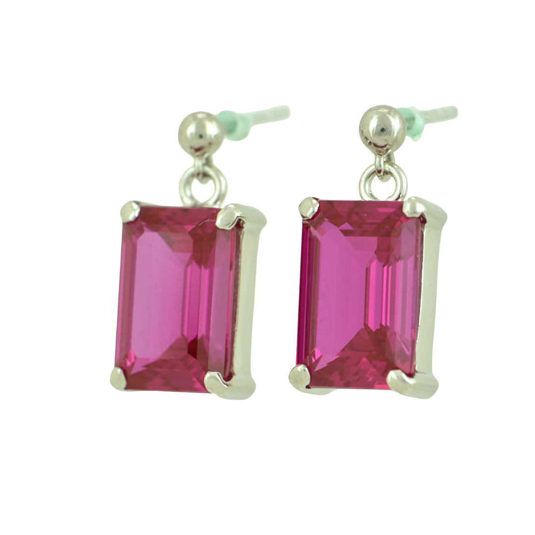 Parvati Pink Sapphire Earrings