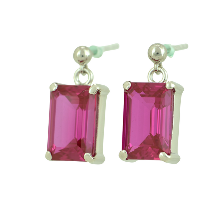 Parvati Pink Sapphire Earrings