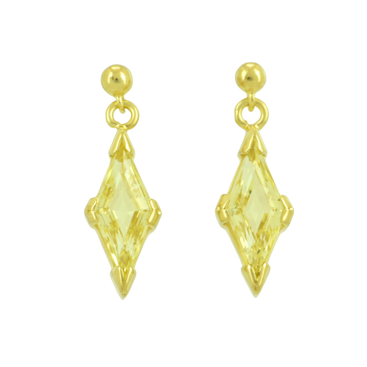 Yellow Sapphire Earrings