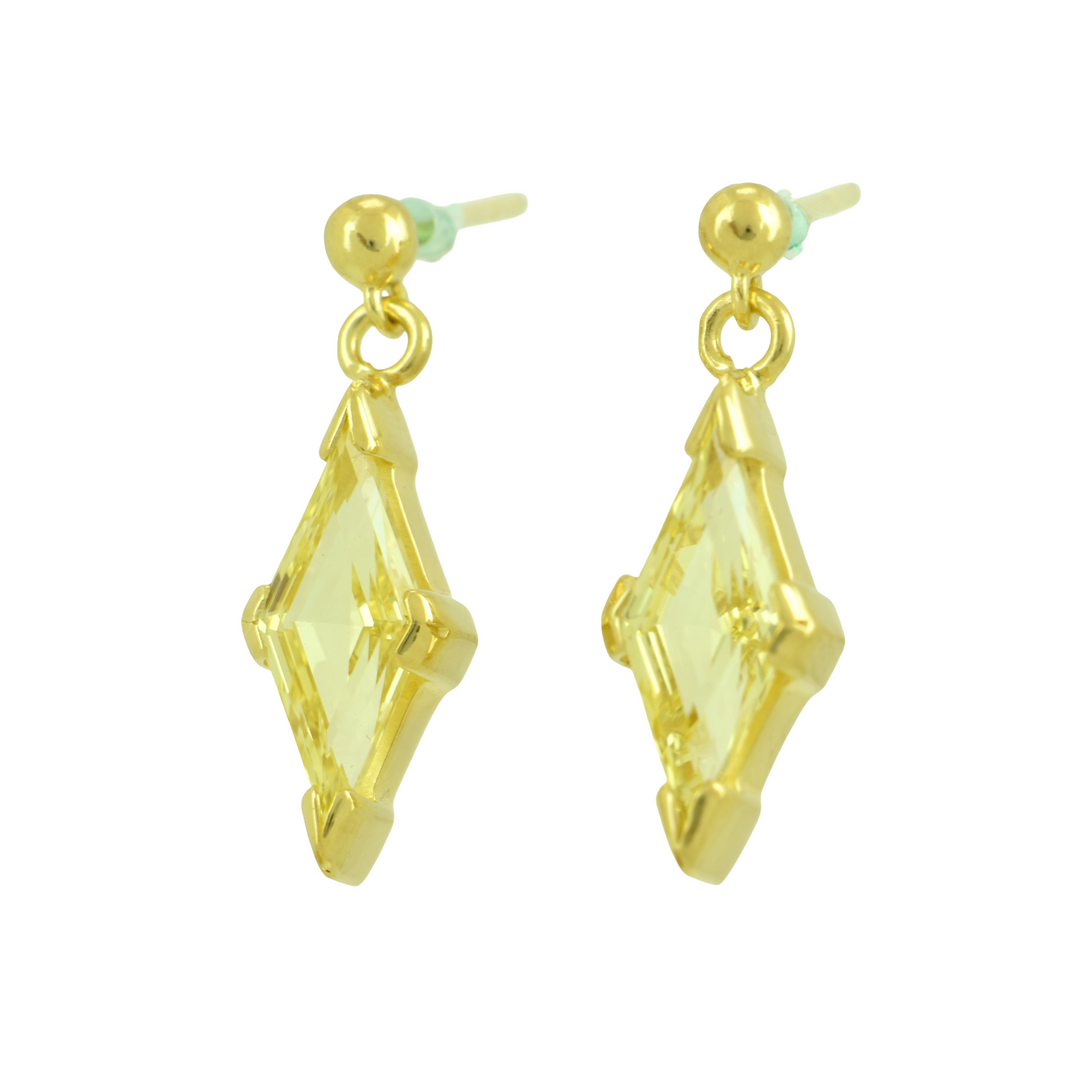 Yellow Sapphire Earrings