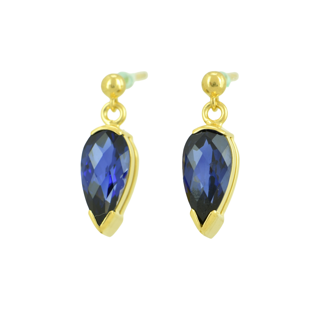 Blue Sapphire Earrings