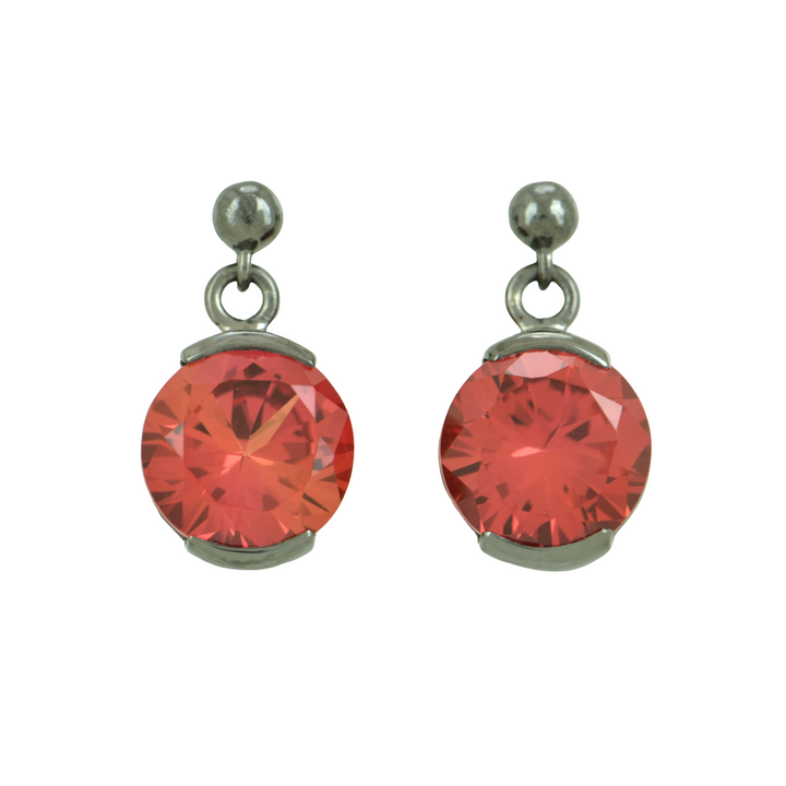 Padparadscha Sapphire Earrings